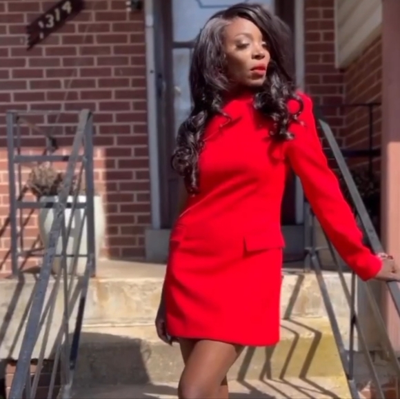 Zara Asymmetric blazer dress - Picture 6 of 12